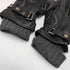 コーチ COACH 3WAY 2 IN 1 GLOVE レザー カシミヤ ニット グローブ 手袋 メンズ  L